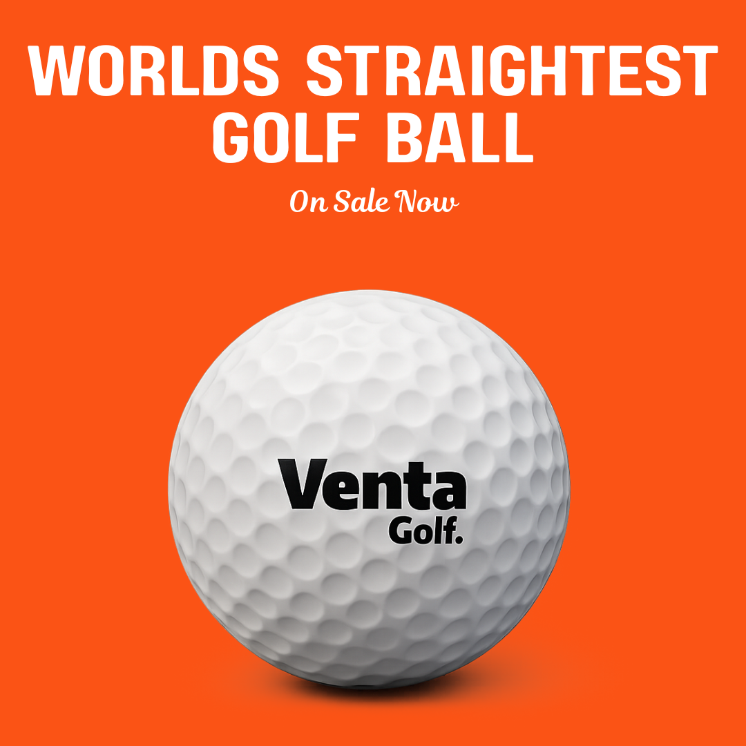 Ultra Straight Self Correcting Golf Ball (75% Straighter Flight)